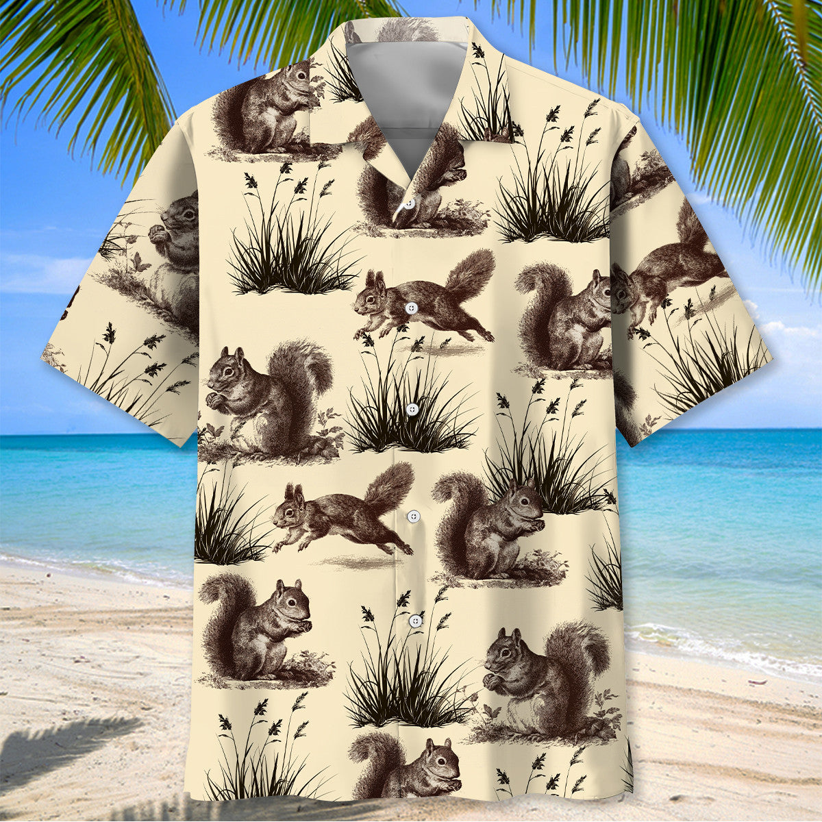 Squirrel Hunting Vintage Hawaiian Shirt