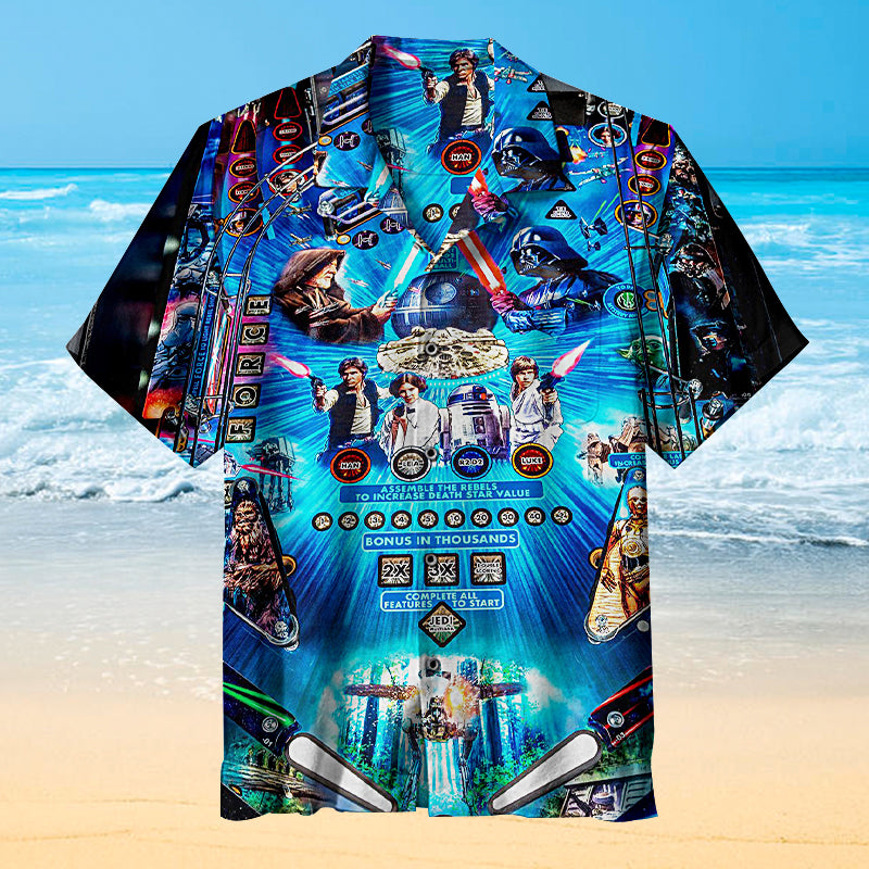 Star Wars Pinball Universal Hawaiian Shirt