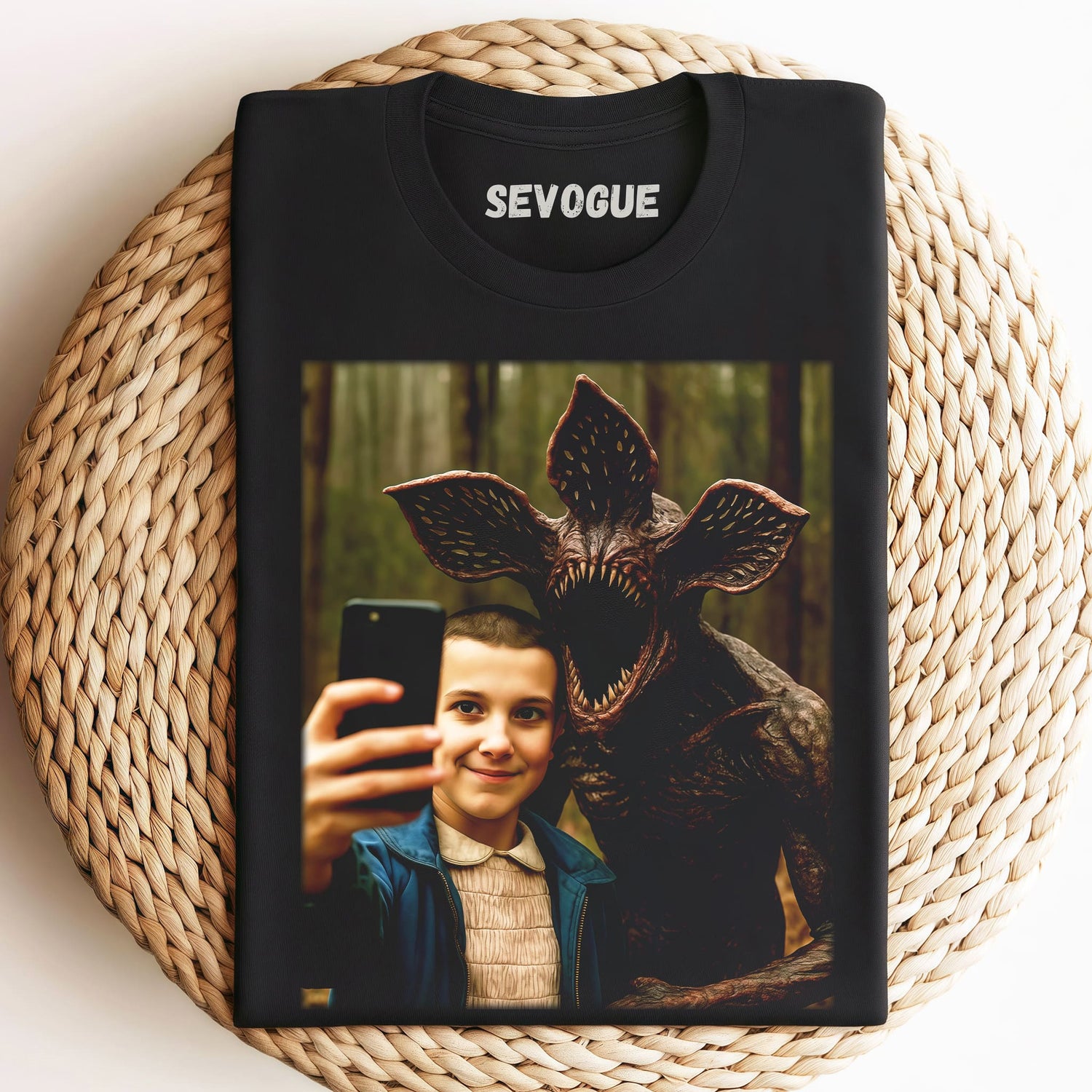 Stranger Things & The Demogorgon Unisex Tee, Sweatshirt & Hoodie