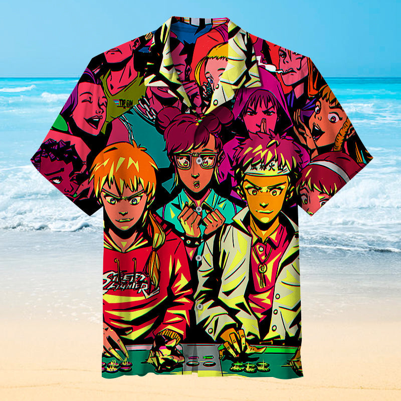 Street Fighter Anniversary Universal Hawaiian Shirt