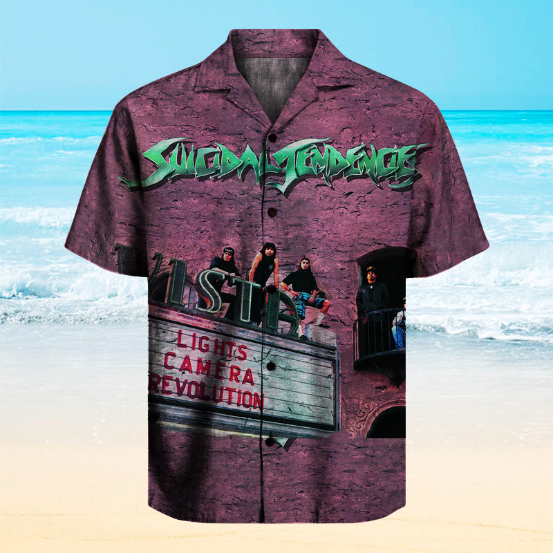 Suicidal Tendencies - Lights Camera Revolution Unisex Hawaiian Shirt