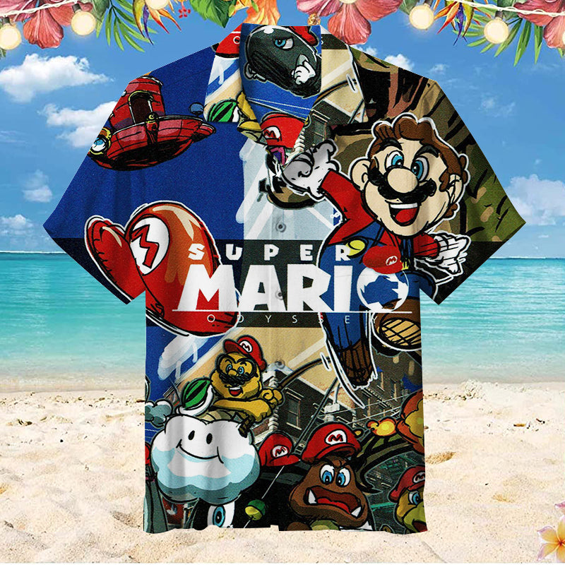 Super Mario  Hawaiian Shirt