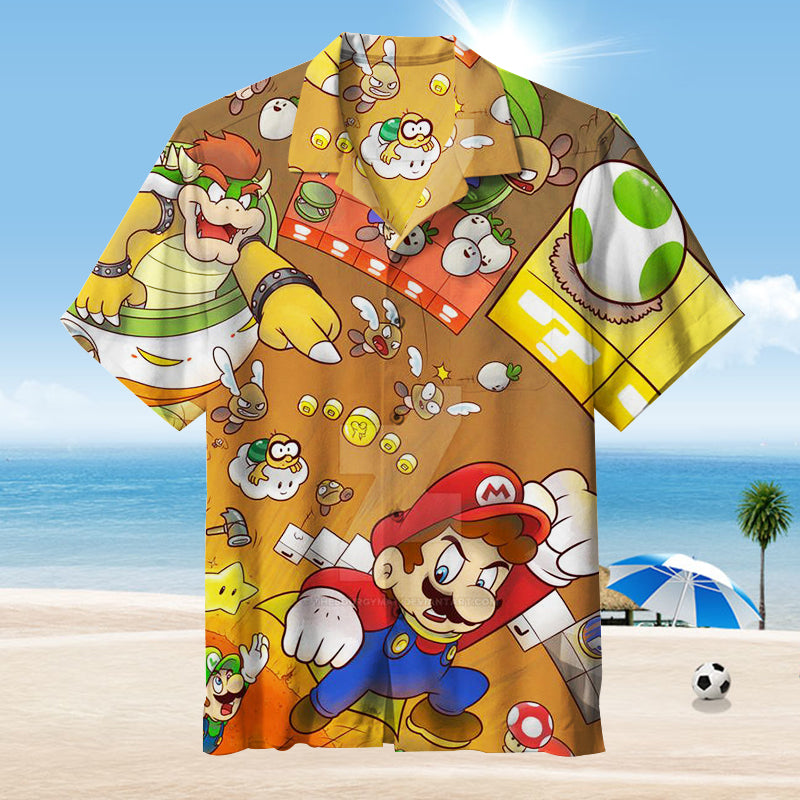 Super Mario  Hawaiian Shirt