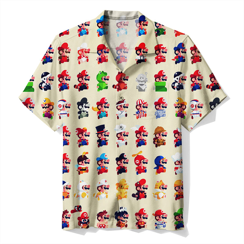 Super Mario Unisex Hawaiian Shirt