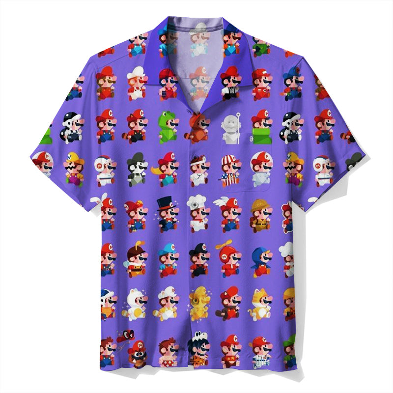 Super Mario Unisex Hawaiian Shirt