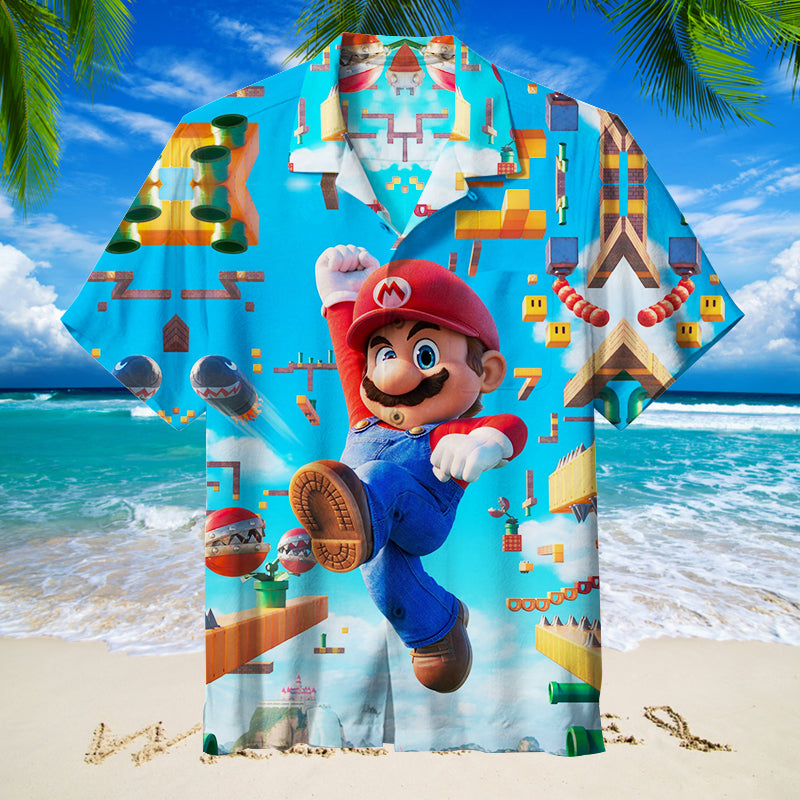 Super Mario Unisex Hawaiian Shirt