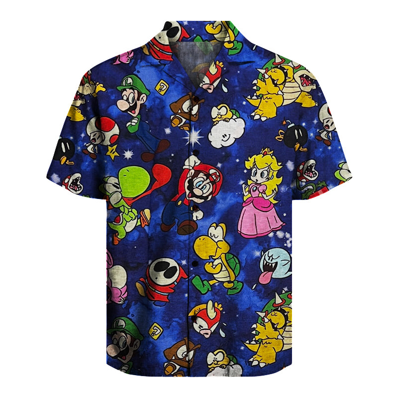 Super Mario Unisex Hawaiian Shirt