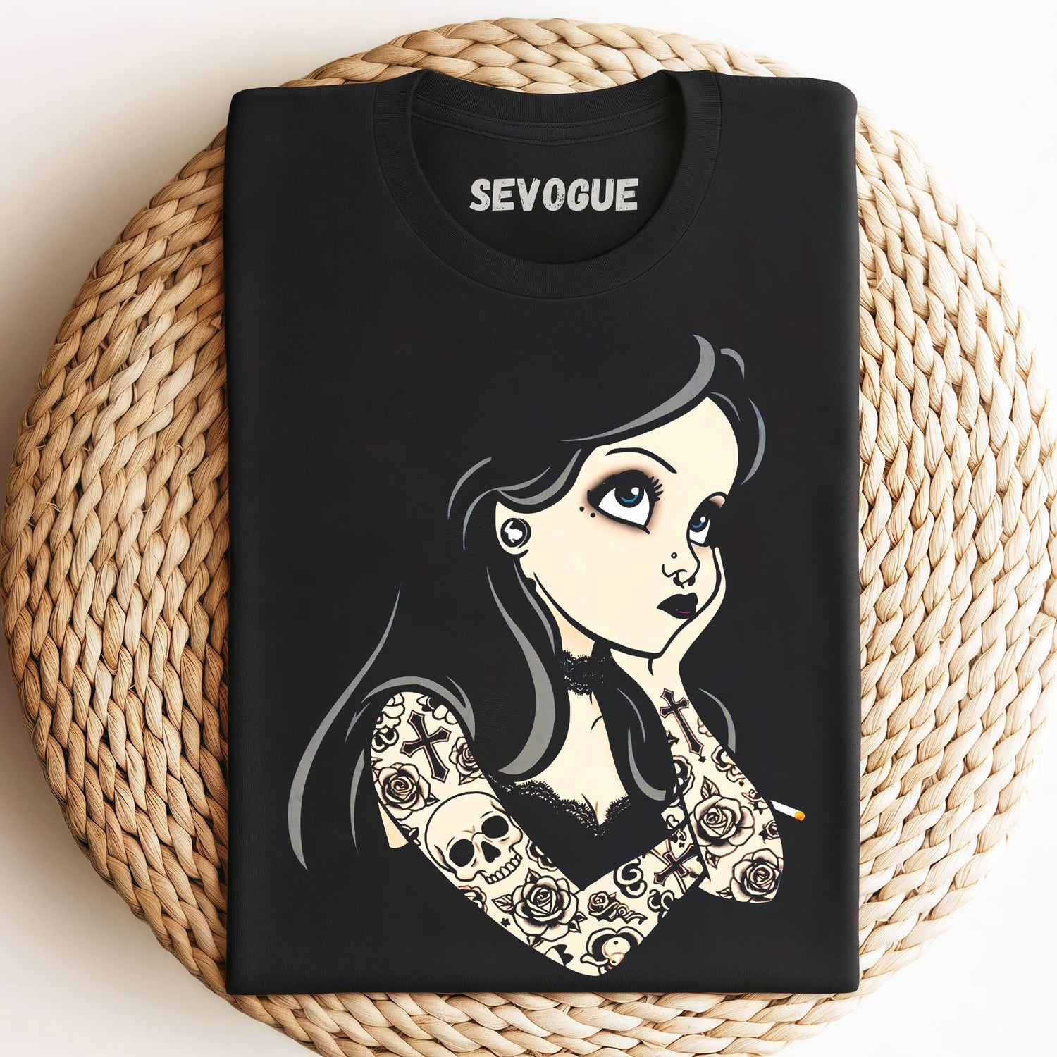Tattooed Girl Unisex Tee, Sweatshirt & Hoodie