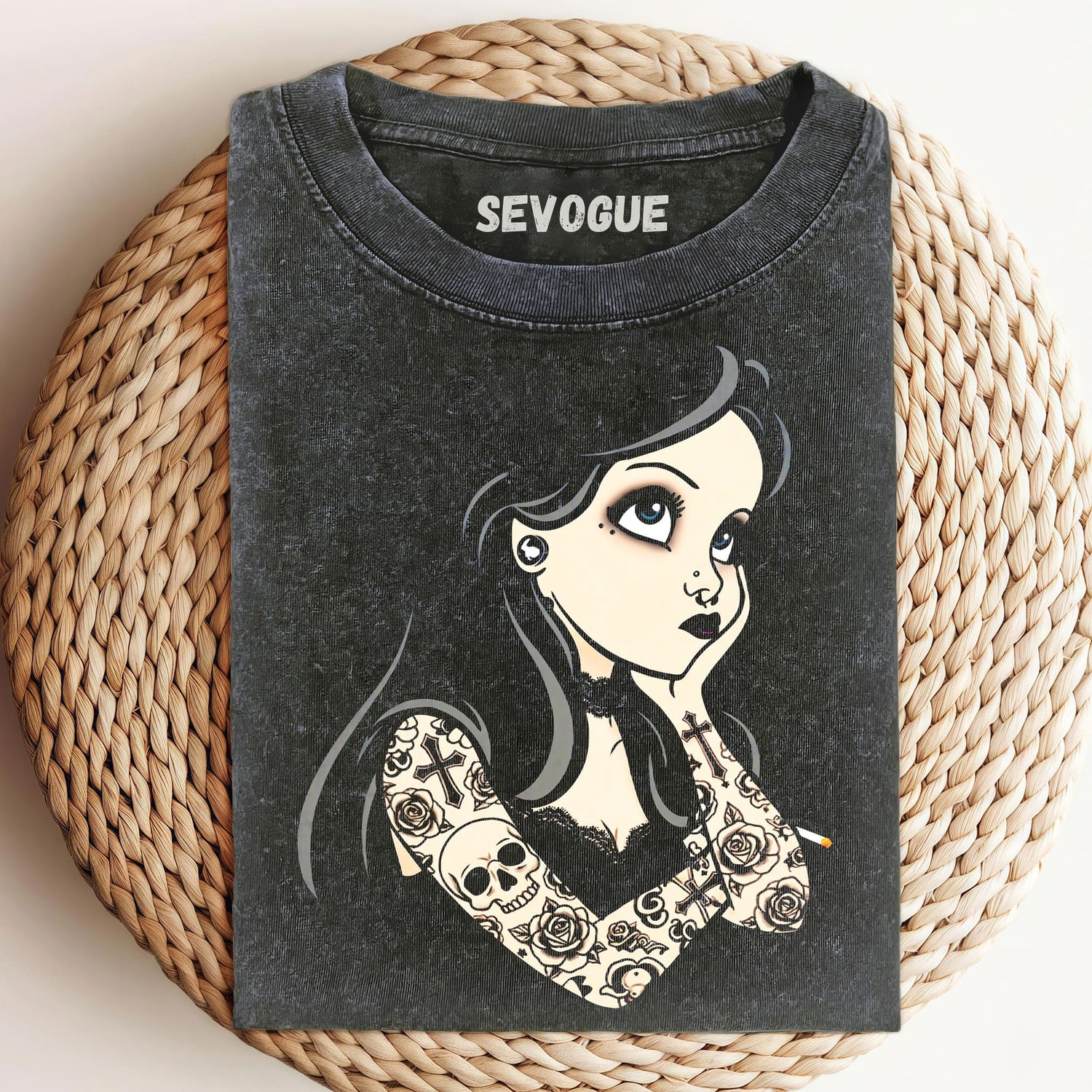 Tattooed Girl Unisex Tee, Sweatshirt & Hoodie