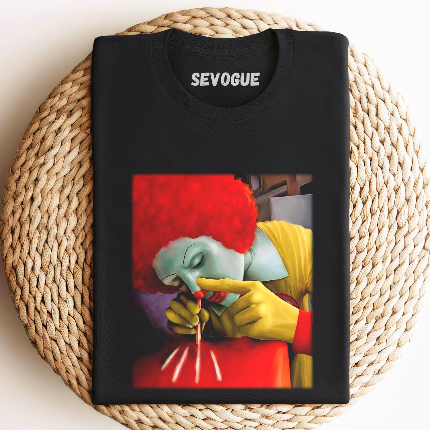 The Clown Is Smoking Unisex Tee, Sweatshirt & Hoodie