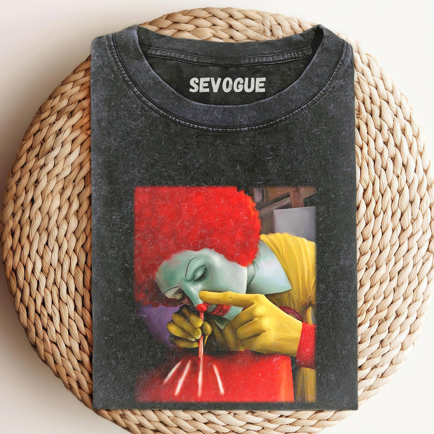The Clown Is Smoking Unisex Tee, Sweatshirt & Hoodie