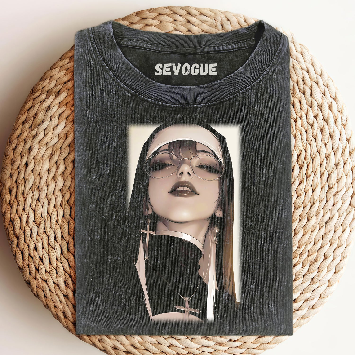 The Nun Looking Down Unisex Tee, Sweatshirt & Hoodi