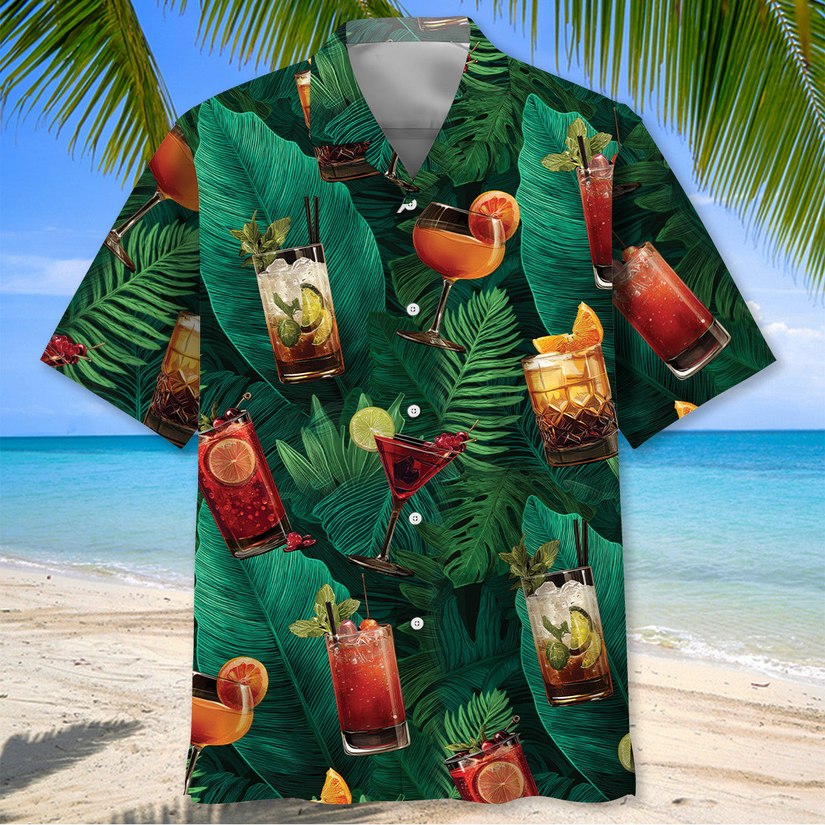 The Bartender Tropical Hawaiian Shirt