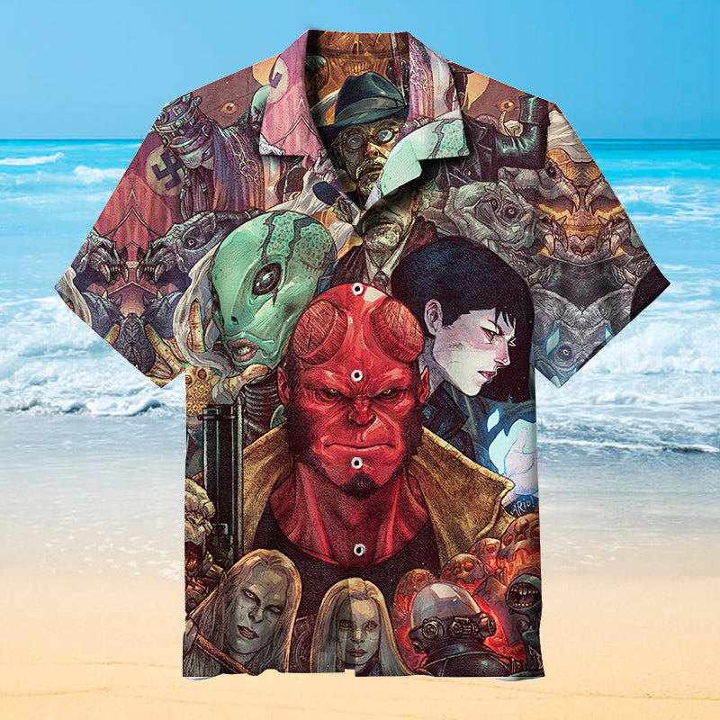 The Hellboy Universal Hawaiian Shirt