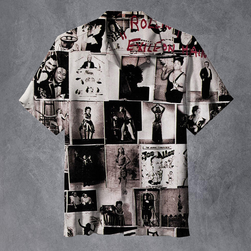The Rolling Stones Exile On Main Street+Unisex Hawaiian Shirt