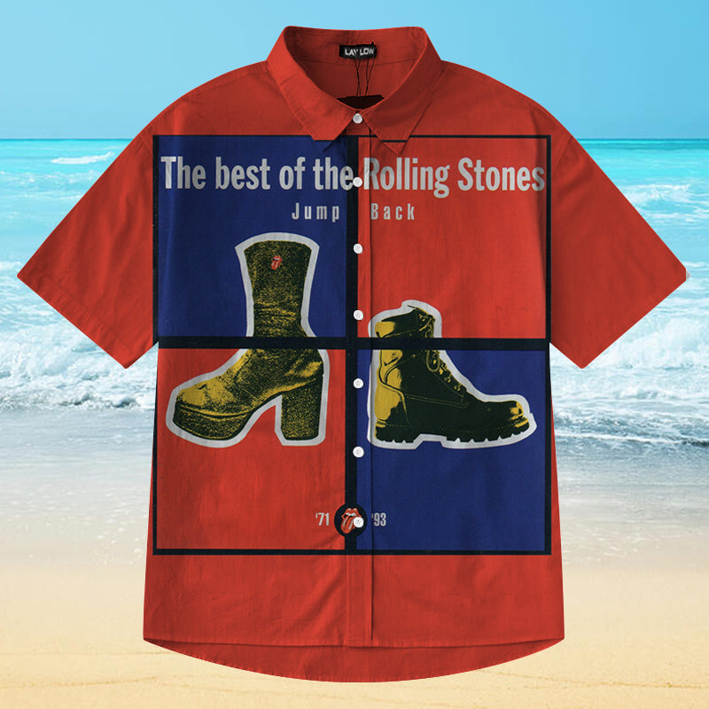 The Rolling Stones - Jump Back Unisex Hawaiian Shirt