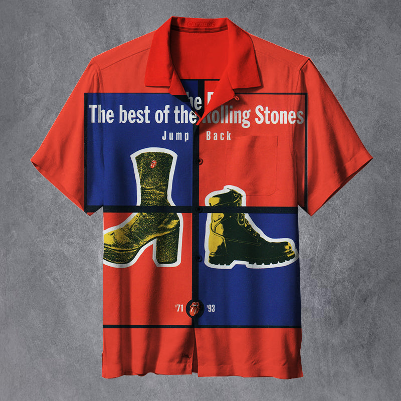 The Rolling Stones - Jump Back Unisex Hawaiian Shirt