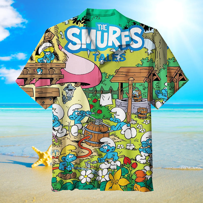 The Smurfs Hawaiian Shirt