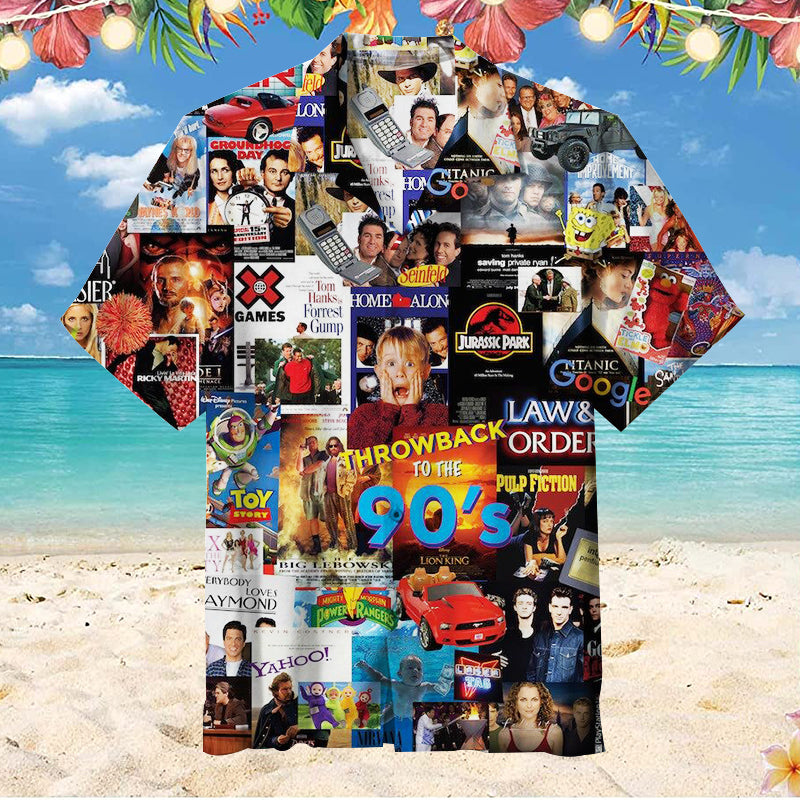 Throwback to The 90's Unisex Hawaiian Shirt