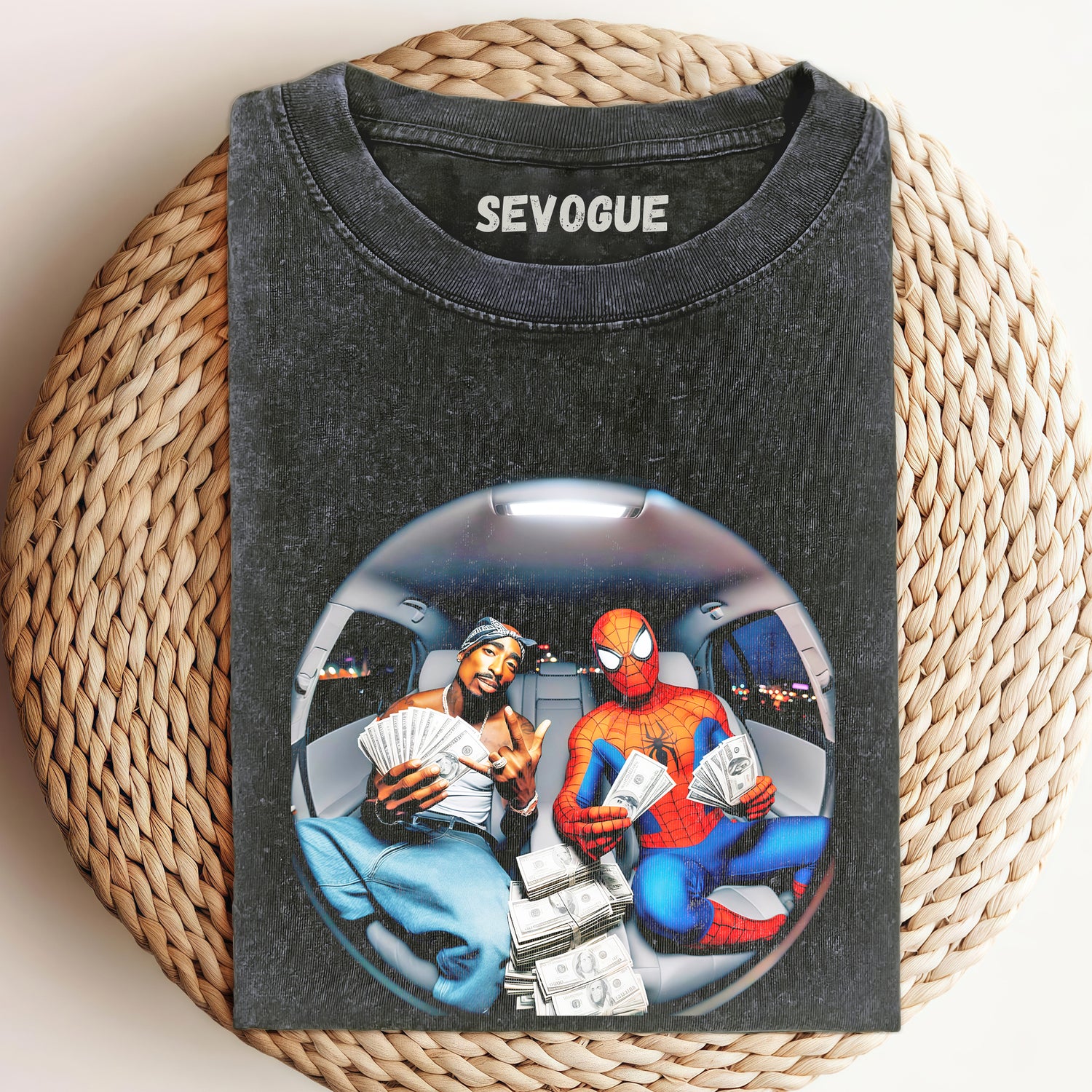 Tupac Shakur & Spider-Man Unisex Tee, Sweatshirt & Hoodie