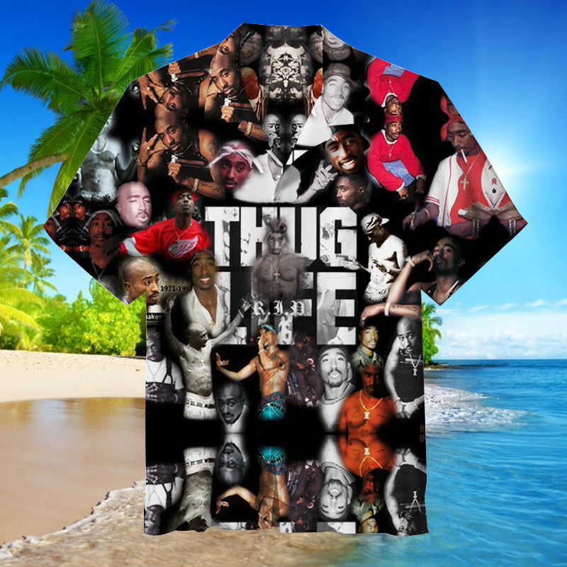 Tupac Shakur Unisex Hawaiian Shirt