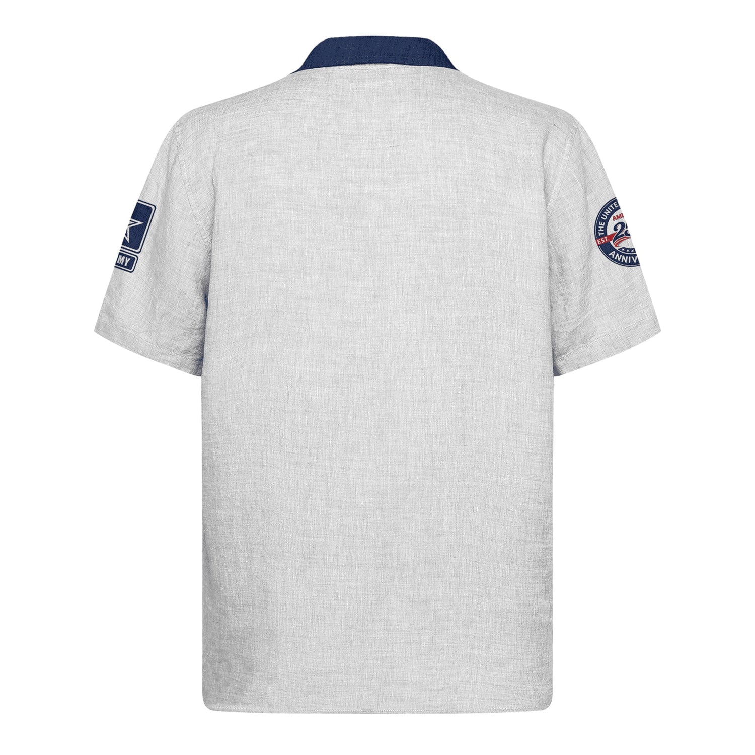 US Army America 250 Shirt, Military Patriotic Aloha Beach Shirt