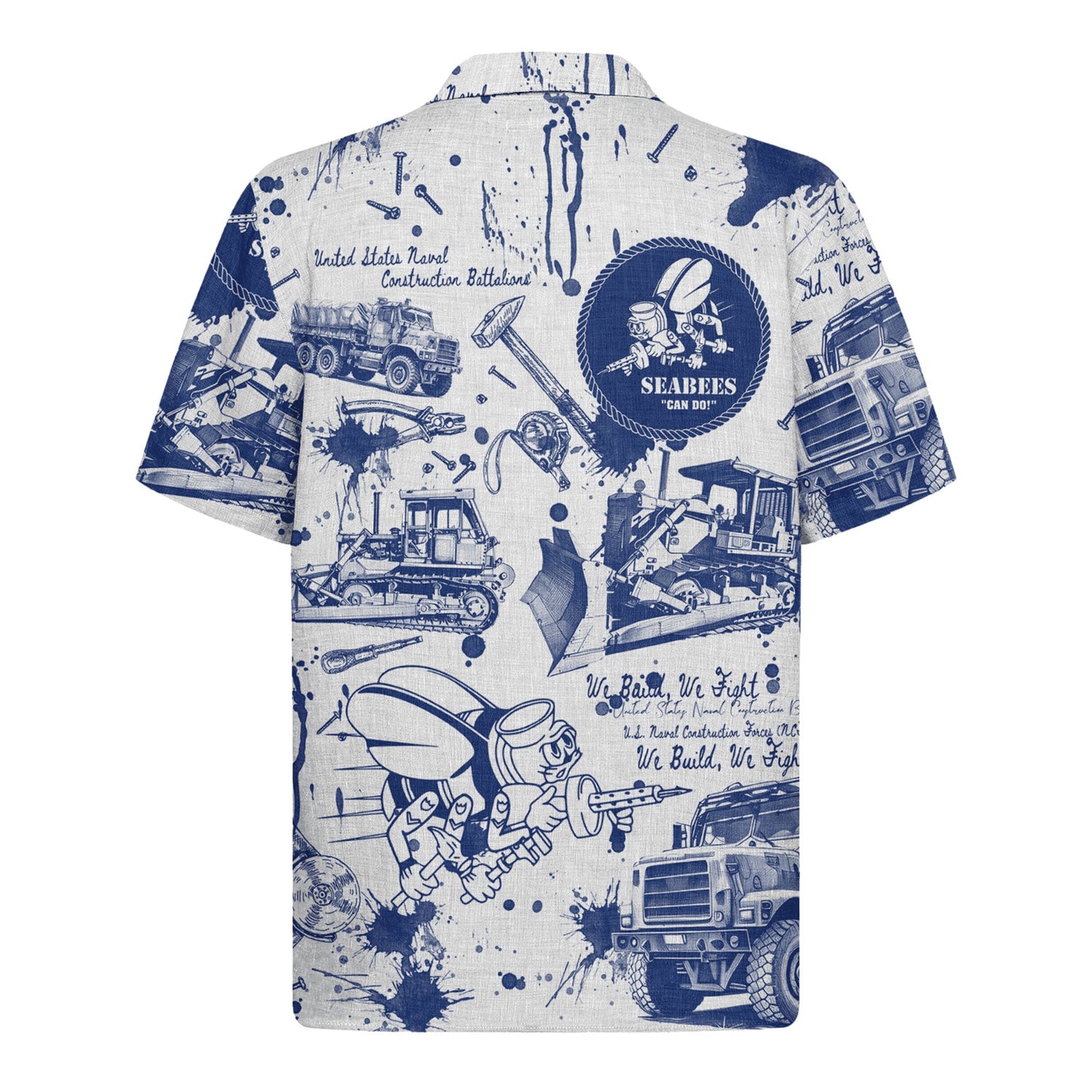 US Navy Aloha Shirt, America 250th Anniversary Military Beach Shirt