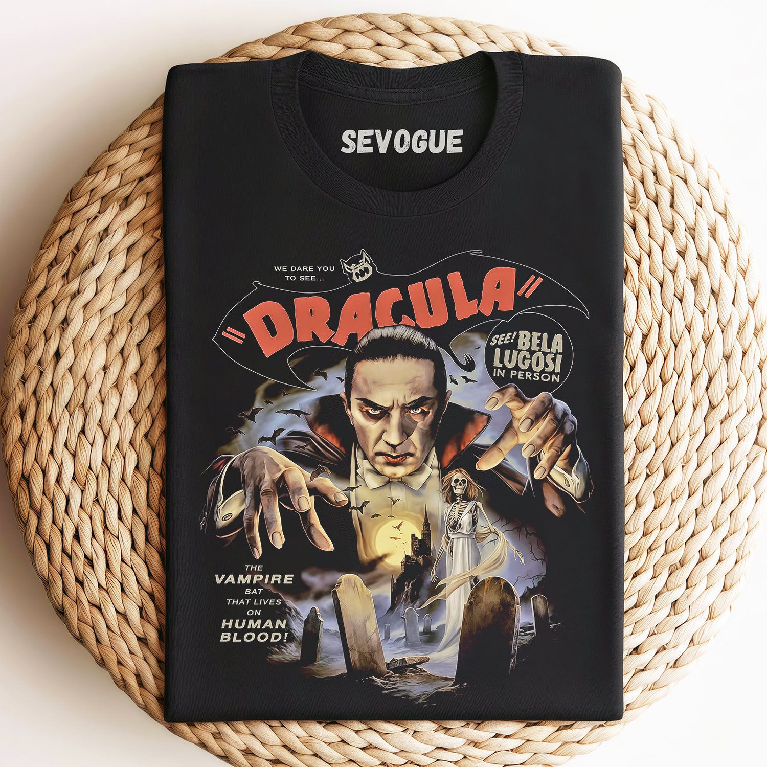 VIntage Style halloween Movies 8V Unisex Tee, Sweatshirt & Hoodie