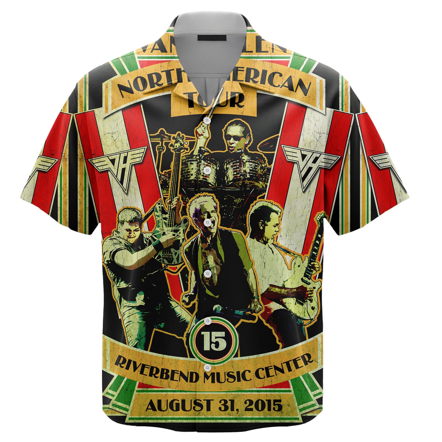 Van Halen Destroyed Cincinnati! Universal Hawaiian Shirt