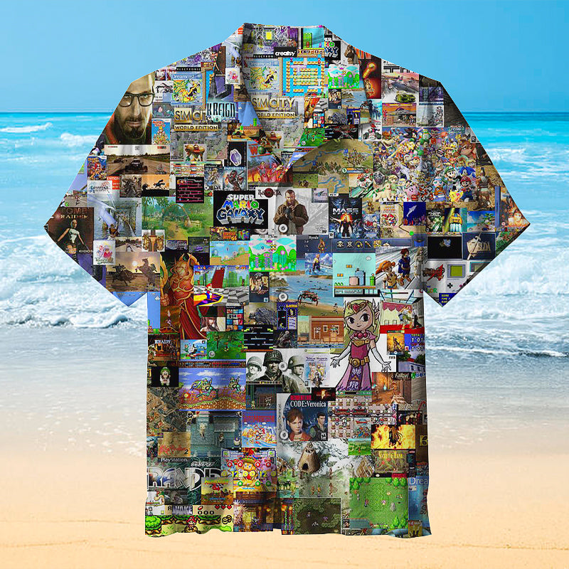 Video Games Anthology Universal Hawaiian Shirt