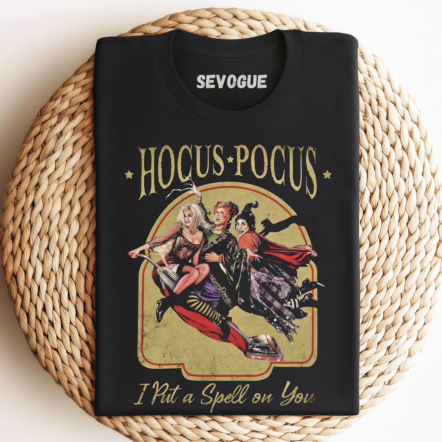 Vintage Hocus Pocus Unisex Tee, Sweatshirt & Hoodie