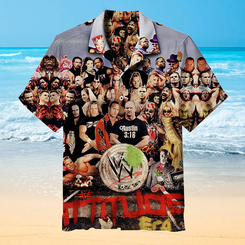 WWE The Attitude Era |Universal Hawaiian Shirt