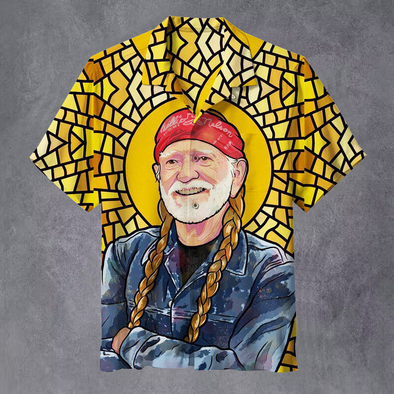 Willie Nelson Unisex Hawaiian Shirt