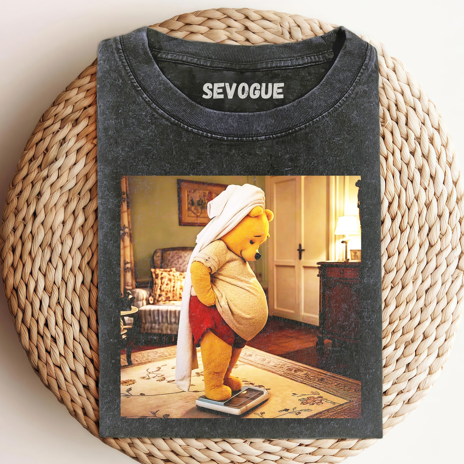 Winnie The Pooh On The Scale Unisex Tee, Sweatshirt & Hoodi