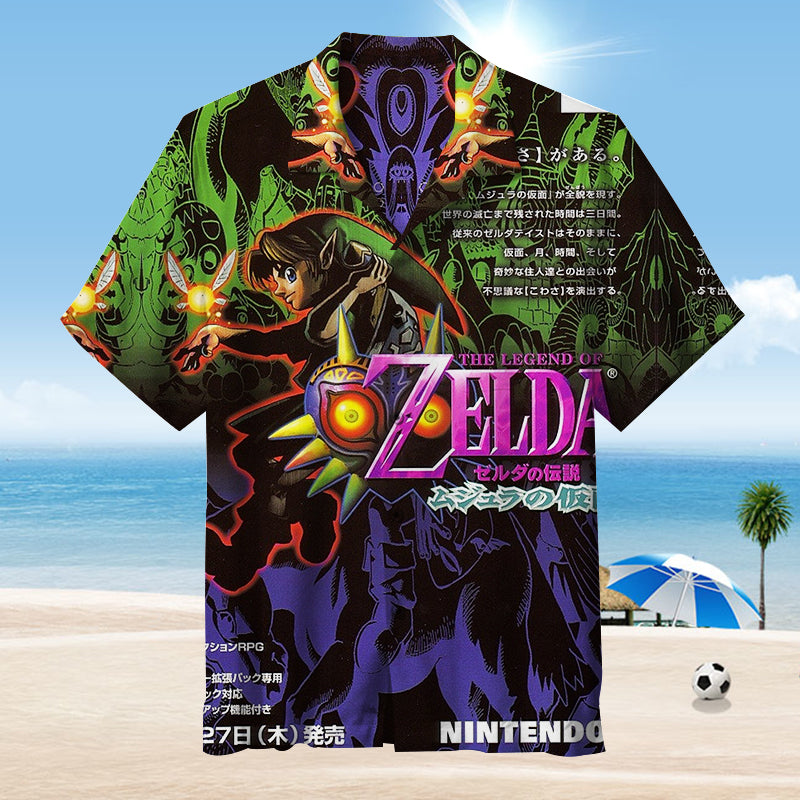Zelda Majoras Mask | Unisex Hawaiian Shirt