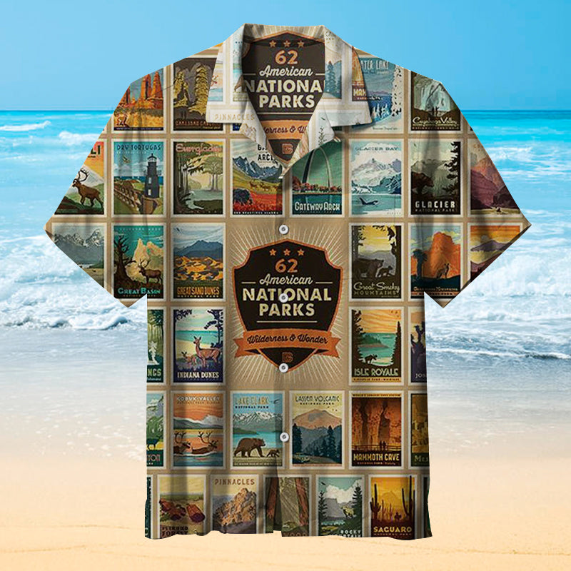 National Park Wilderness Wonders Universal Hawaiian Shirt