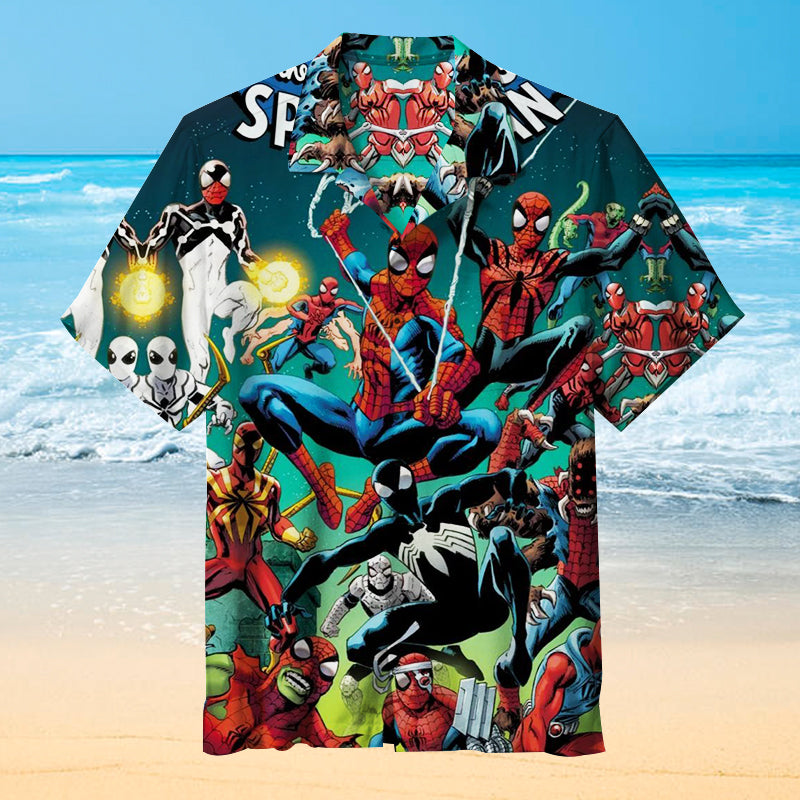 the Amazing Spider-Man Unisex Hawaiian Shirt